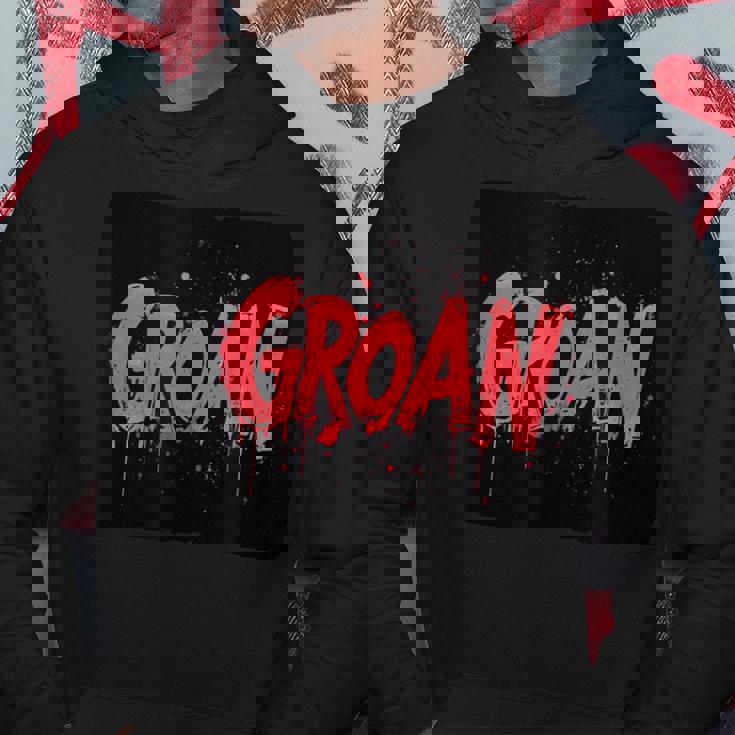 うめき声の衣装で苦労を表現しましょう。 パーカー 面白い贈り物