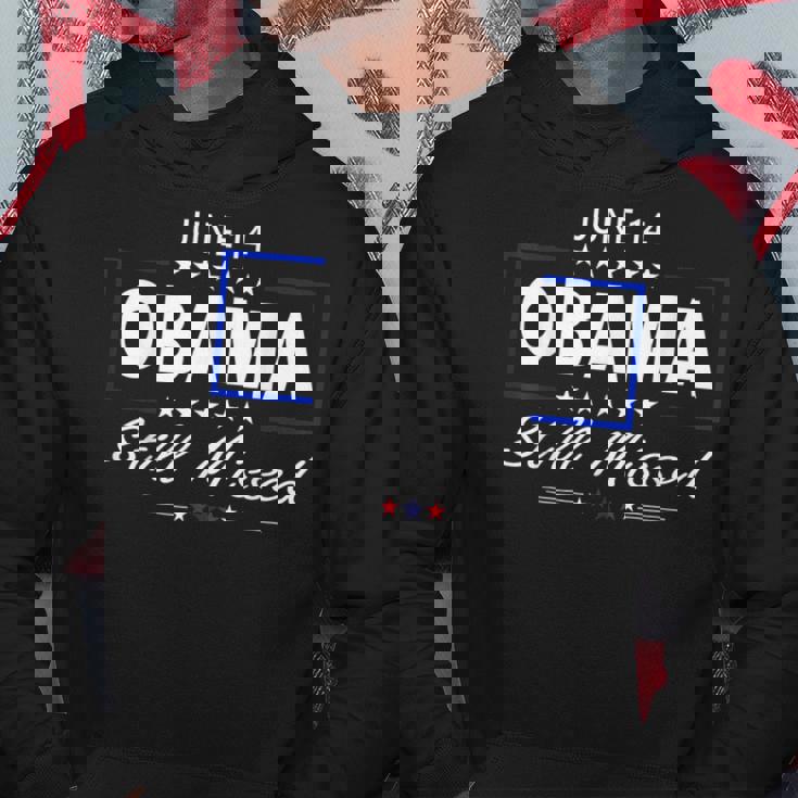 おかしなオバマの日、6月14日オバマはまだ感謝を逃した パーカー 面白い贈り物