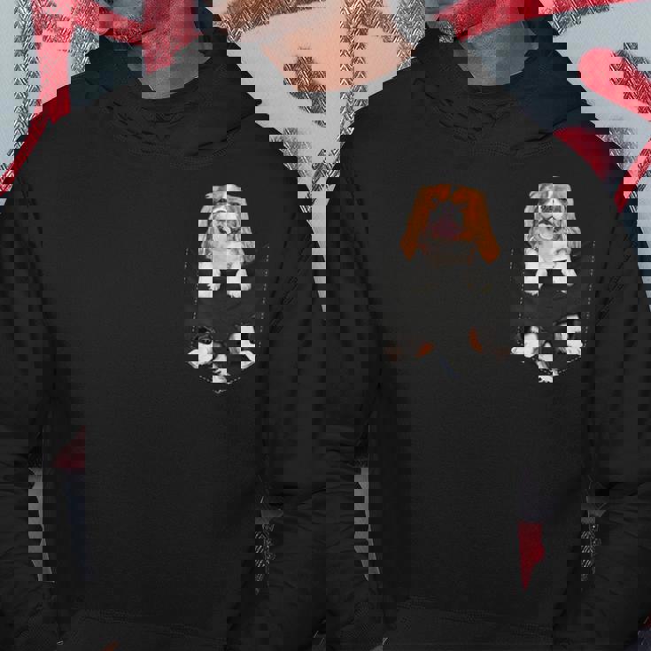 おかしなキャバリア王チャールズ・スパニエルがあなたのポケットに。 パーカー 面白い贈り物