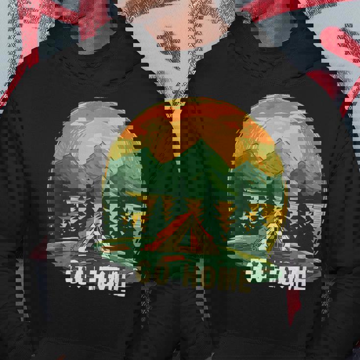 おかしなゴー・ホーム・セイングとテントのネイチャーコスチューム。 パーカー 面白い贈り物