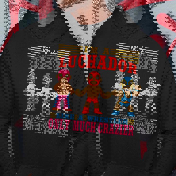 おかしなプロレス ルチャ・リブレ・ルチャドール パーカー 面白い贈り物