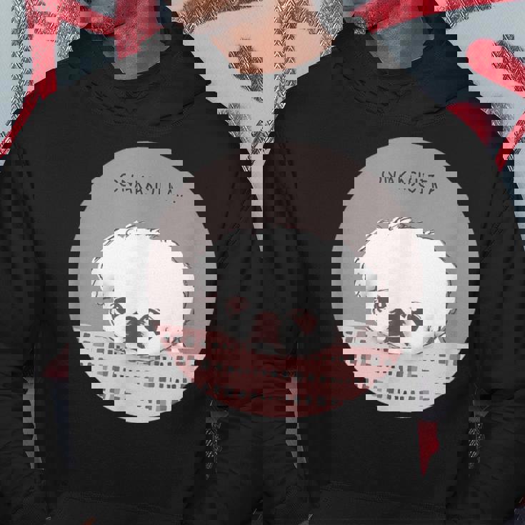 おなかすいた 犬 ワンコ 愛犬 ペキニーズ もふもふ うるうる かわいい 腹ペコ おねだり メンズ レディース キ パーカー 面白い贈り物