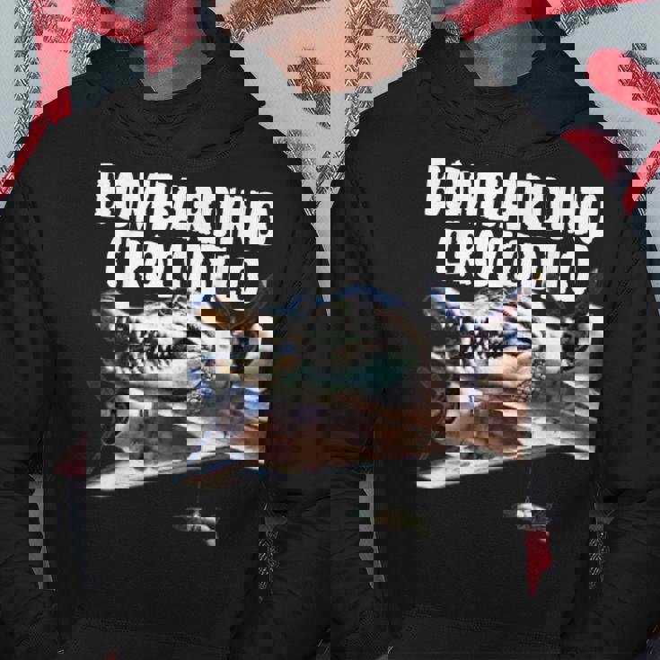 おもしろい ボンバルディーノ クロコディロ イタリア Ai 動物 ブレイン ミーム パーカー 面白い贈り物