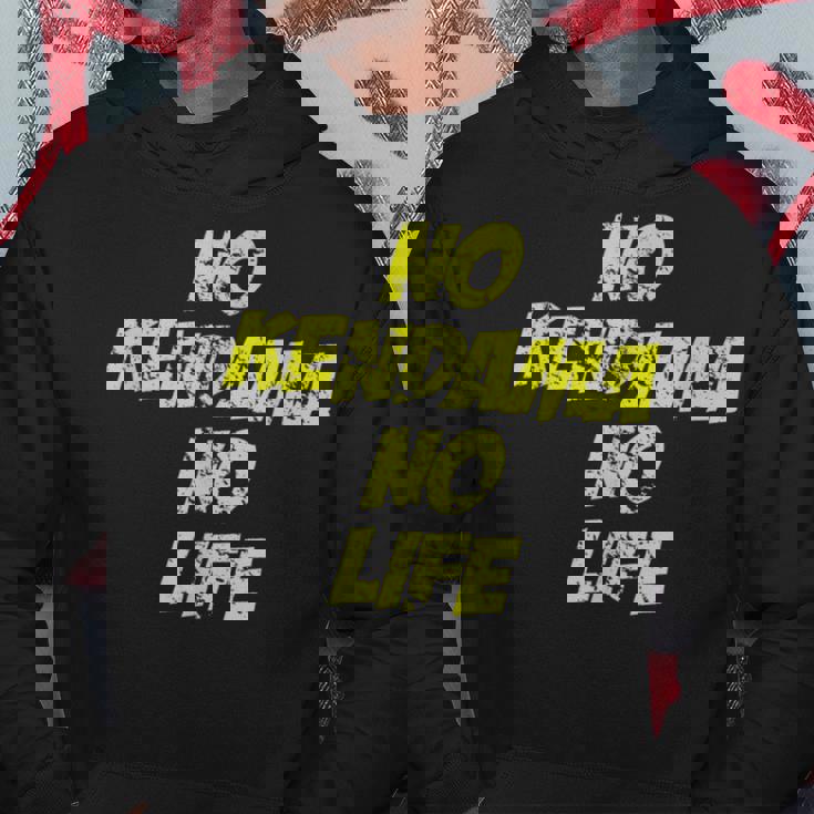 おもしろけん玉 「No Kendama No Life」 パーカー 面白い贈り物