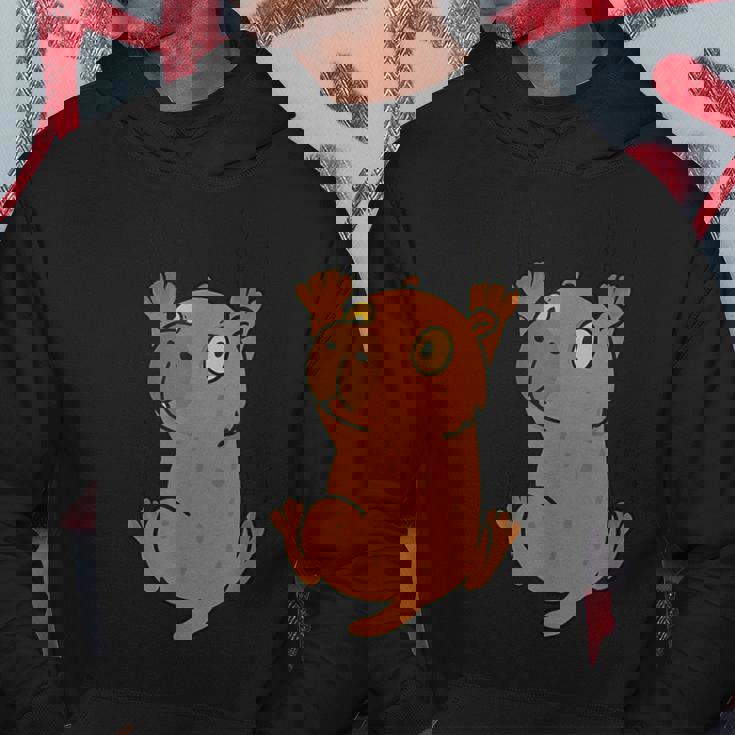 おもしろカピバラ ぶら下げ 傷 ママ パパ キッズ パーカー 面白い贈り物