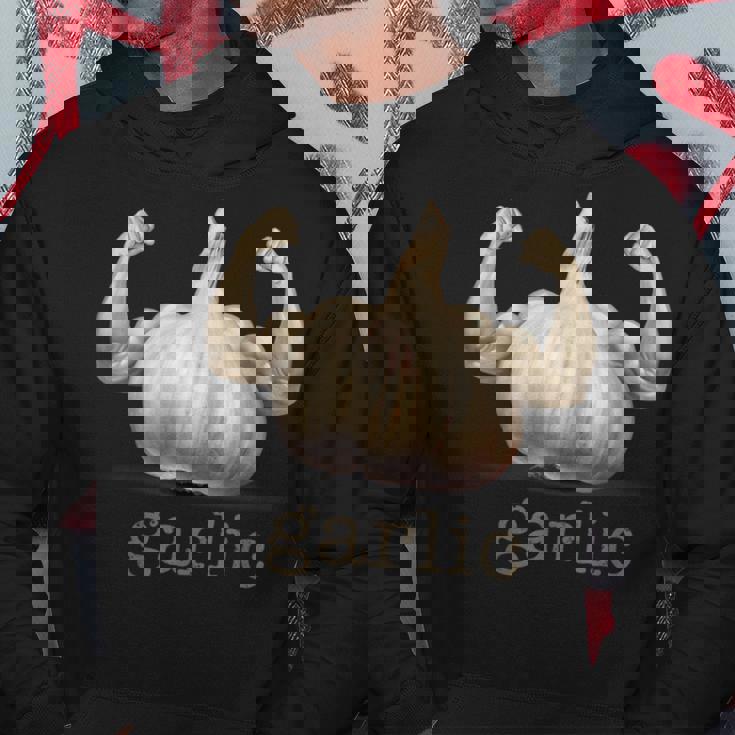 おもしろニンニクデザイン パーカー 面白い贈り物