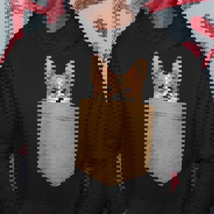 おもしろ犬好きギフトウェルシュ・コーギー・イン・マイ・ユア・ポケット パーカー 面白い贈り物