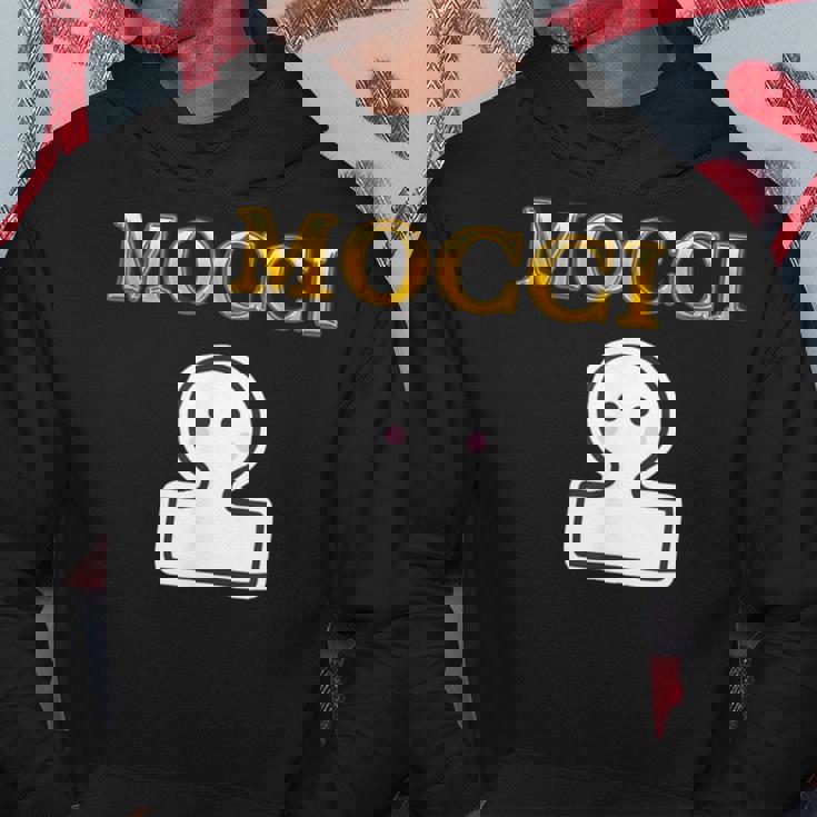 おもち Mocci 餅『おやつ ポップ』ブランド ロゴ パロディ お菓子 おやつ 面白い かわいい パーカー 面白い贈り物