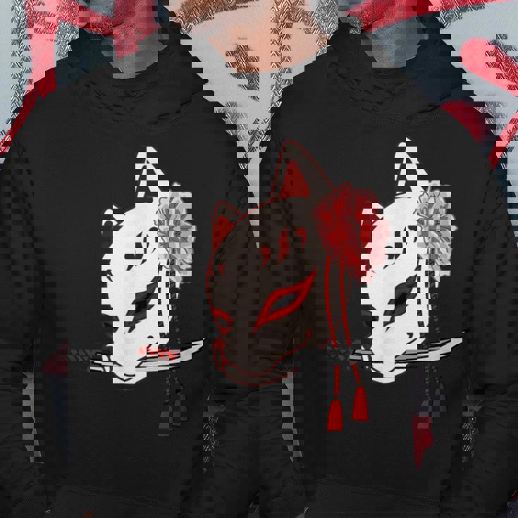 かたな付きキツネマスク パーカー 面白い贈り物