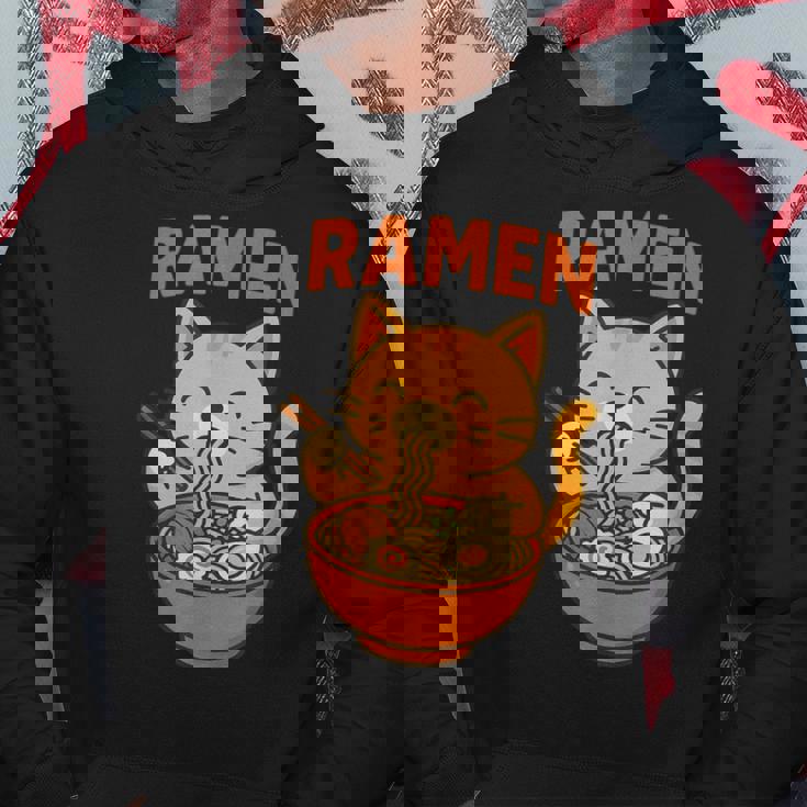 かわいい ラーメン 猫 和麺 パーカー 面白い贈り物