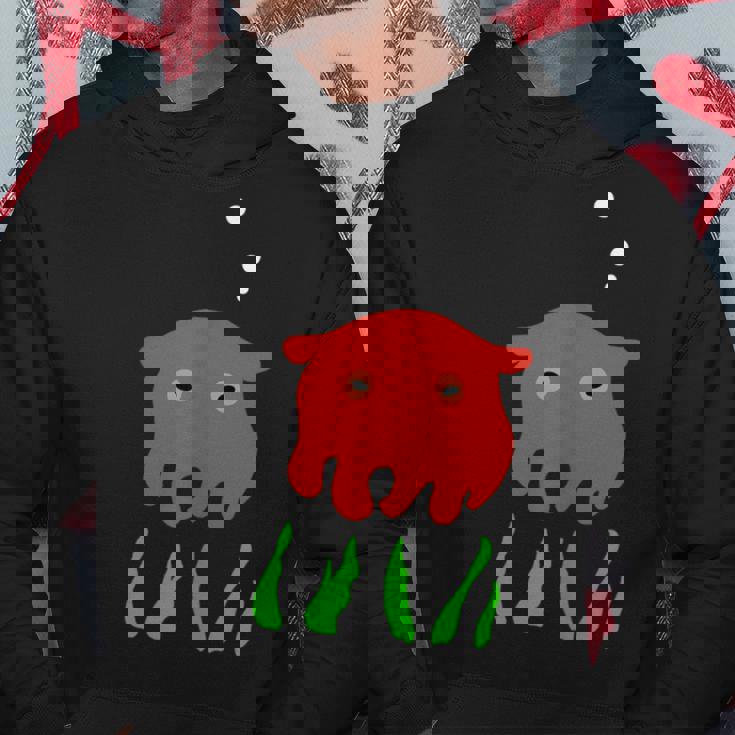 かわいいめんだこシーライフ パーカー 面白い贈り物