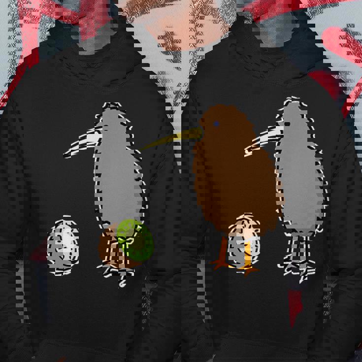 かわいいキウイの鳥と果物 ニュージーランド パーカー 面白い贈り物