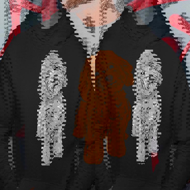 かわいいコッカプー 犬 イラスト コッカプー オーナー ラブ パーカー 面白い贈り物