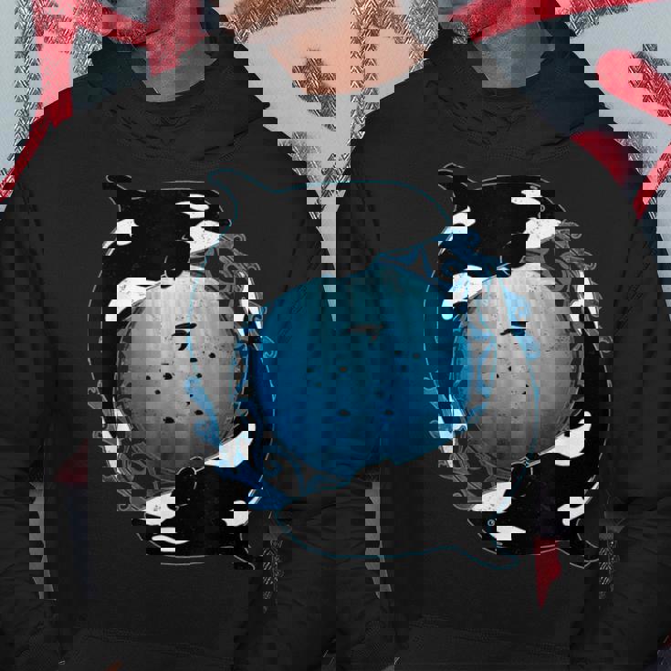 かわいいシャチキラークジラ パーカー 面白い贈り物