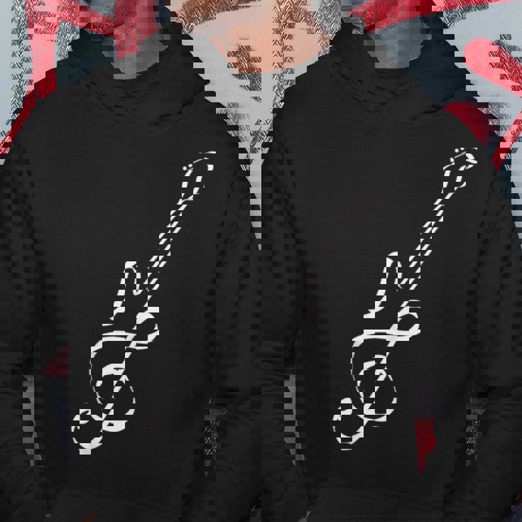 かわいいノートギターの形 パーカー 面白い贈り物