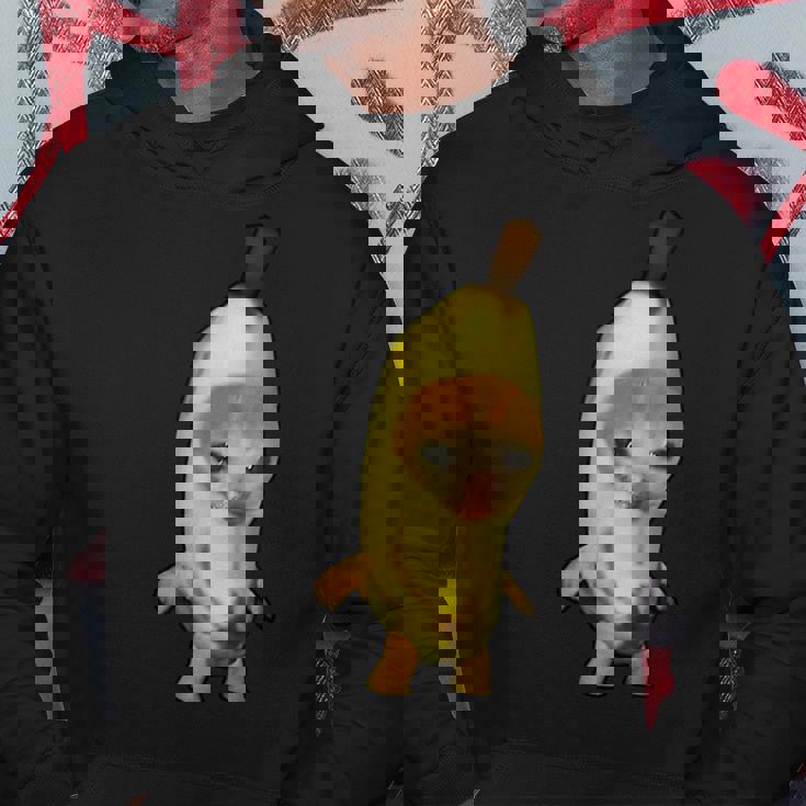 かわいいバナナ猫 ハッピーバナナキャットミーム キティ 猫好きミーム パーカー 面白い贈り物