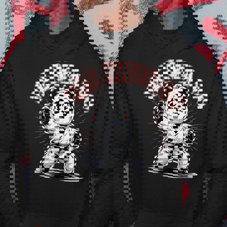 かわいいパンダのテコンドー 面白い韓国mma Tkd パーカー 面白い贈り物