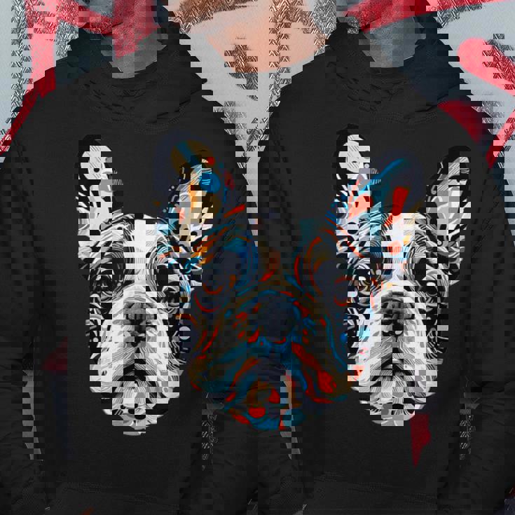 かわいいフレンチブルドッグ 子犬 犬 ラブ パーカー 面白い贈り物