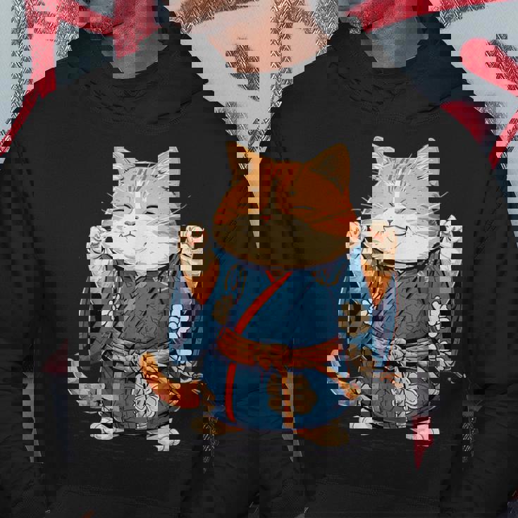 かわいいマワシ相撲帯猫ちゃんの力士 パーカー 面白い贈り物