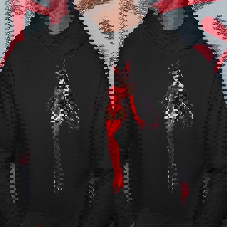 かわいい和風和風赤と黒 パーカー 面白い贈り物