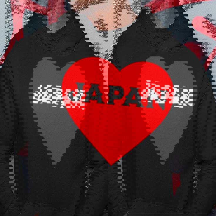 かわいい日本の国旗 ハートjapan 日本応援 ワンポイント パーカー 面白い贈り物