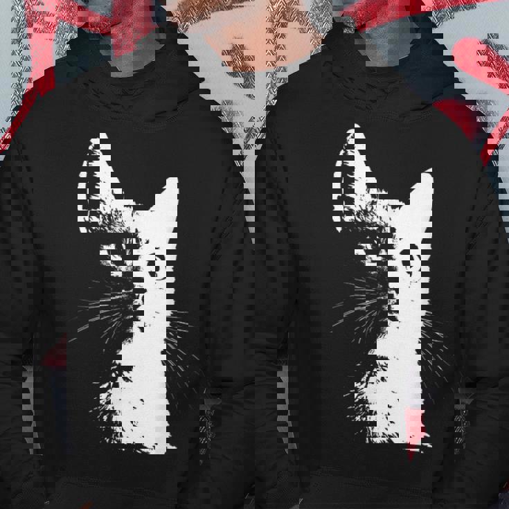 かわいい猫のポートレートデザイン。 パーカー 面白い贈り物