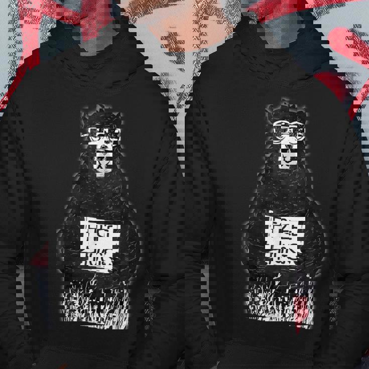 くま 熊 ベア ハグ パーカー 面白い贈り物