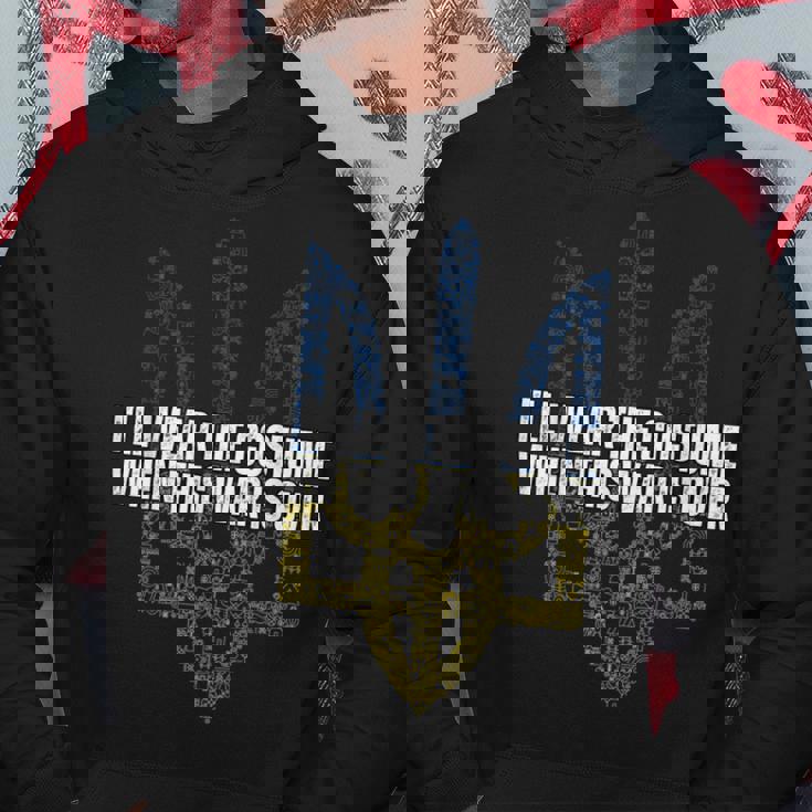 この戦争が終わったら衣装を着てやる パーカー 面白い贈り物