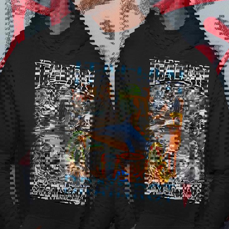 すべてのイタリアンブレインローミーム-イタリアンブレインロット パーカー 面白い贈り物