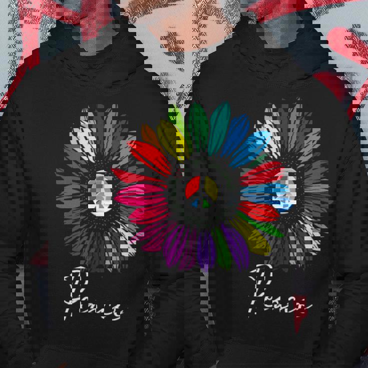 すべての愛する人々に平和 陽気なデザイン パーカー 面白い贈り物