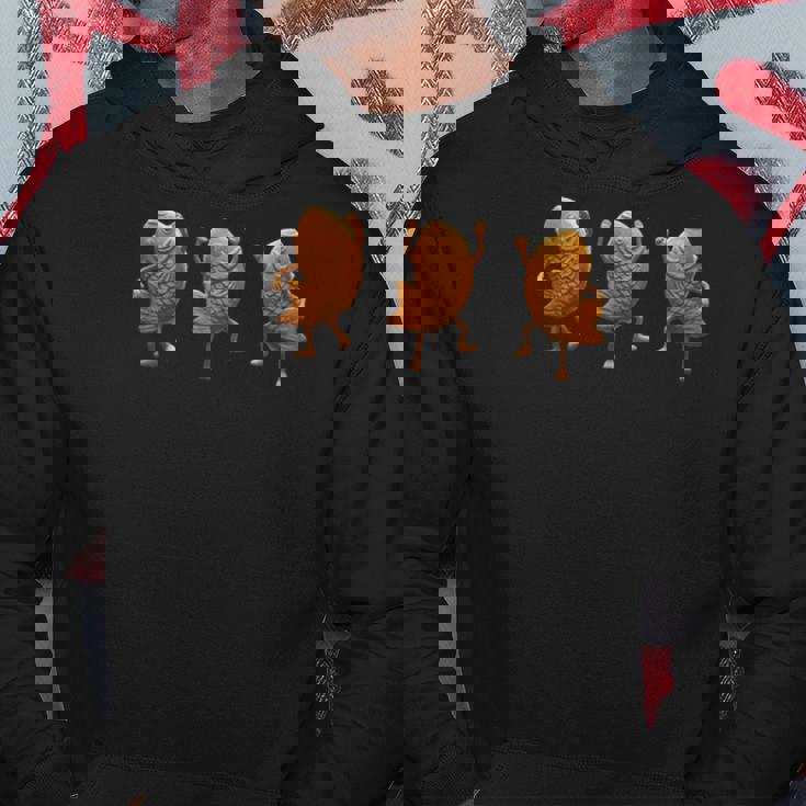 たい焼き ダンス 日本のスイーツ 面白いデザイン パーカー 面白い贈り物