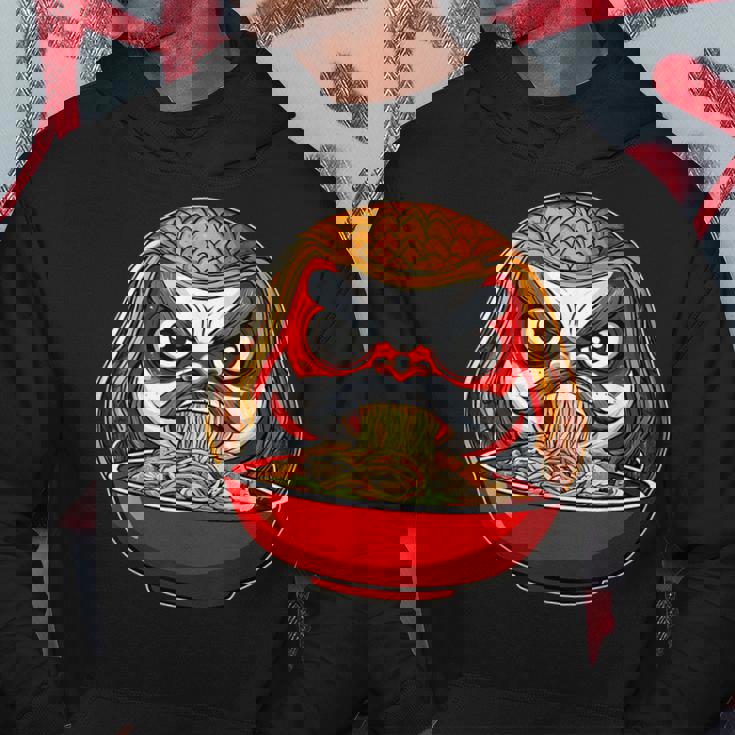 だるま人形 日本 ラーメン 和麺 パーカー 面白い贈り物