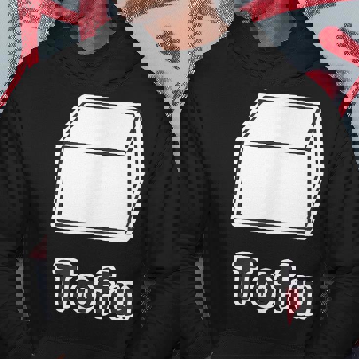 とうふ Tofu（豆腐）【Gohan ごはんタイム】ゆるくて かわいい 面白い イラスト パーカー 面白い贈り物