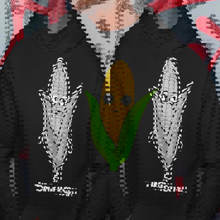 とうもろこし 顔 イラスト かわいい おもしろ 面白い 簡単 シンプル ゆるい 野菜 パーカー 面白い贈り物