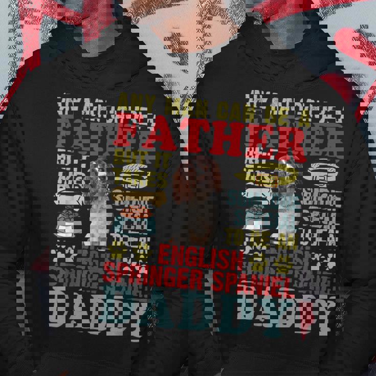 どんな男でも父親になれる！スペシャルイングリッシュ・スプリンガー・スパニエルパパ パーカー 面白い贈り物