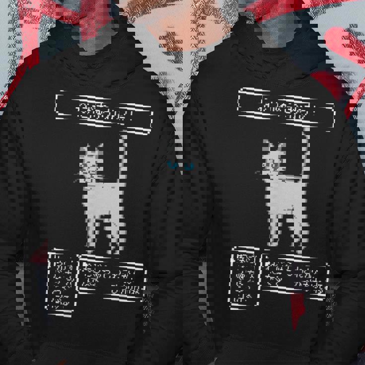 ねこがあらわれた！ 猫好き ゲーム好き ネコ飼い ネコママ 猫ママ ネコパパ 猫パパ Rpg ゲーム 猫 ねこ ネコ パーカー 面白い贈り物