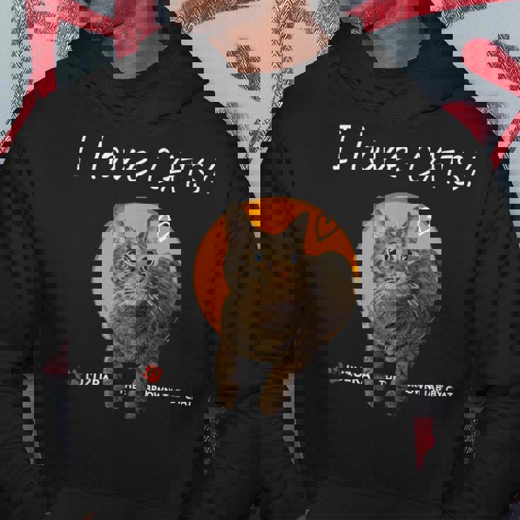 ねこだいすき 猫 キジトラ猫 かわいい Cat パーカー 面白い贈り物