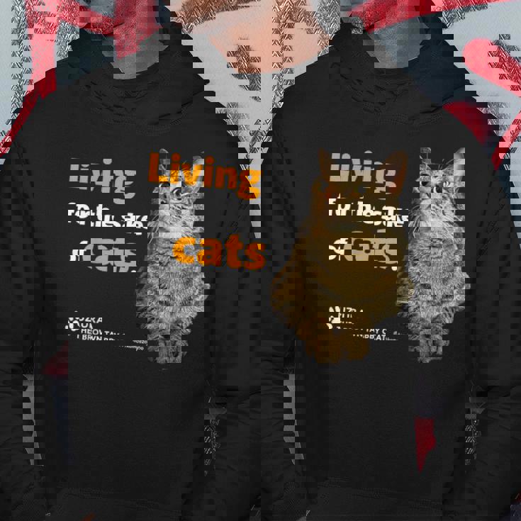 ねこのために生きてる 猫 かわいい キジトラ猫 Cat パーカー 面白い贈り物