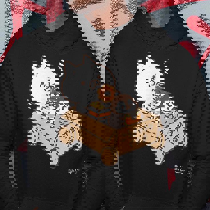 ねこぺん日和 こうきゅうなくるま ダークカラー パーカー 面白い贈り物