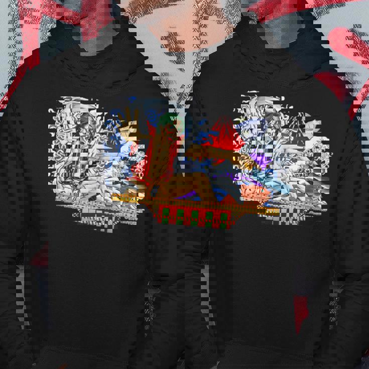 ねぶたデザイン ミナト パーカー 面白い贈り物