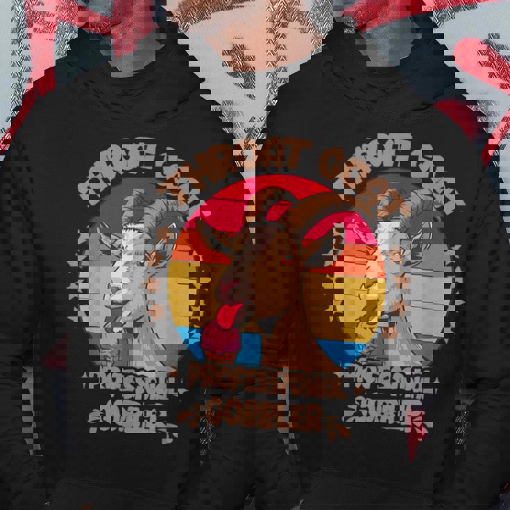 のどヤギ プロフェッショナル ゴブラ 不適切な大人のユーモア パーカー 面白い贈り物