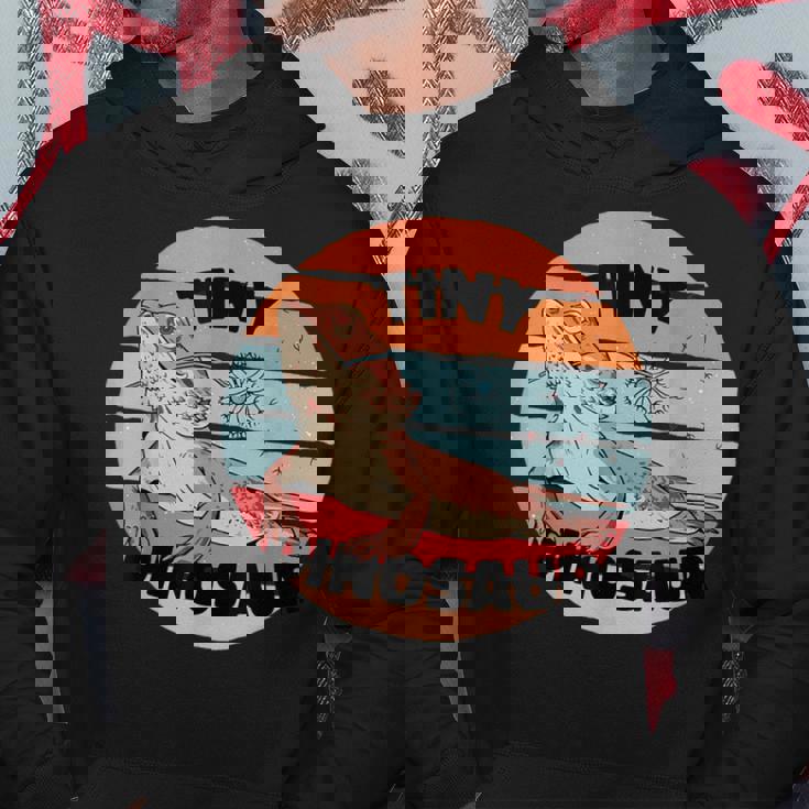 ひげを生やしたドラゴン爬虫類の小さな恐竜のかわいいスケールタンポポ パーカー 面白い贈り物