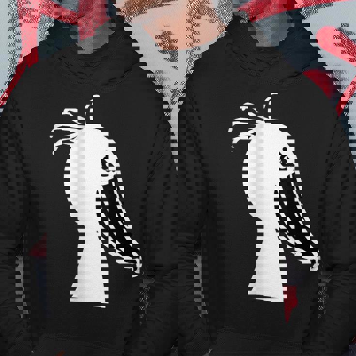 みんな大好きハシビロコウ 動かない鳥 はしび郎クラブ オリジナルデザイン イラスト おもしろ モノクロ パーカー 面白い贈り物