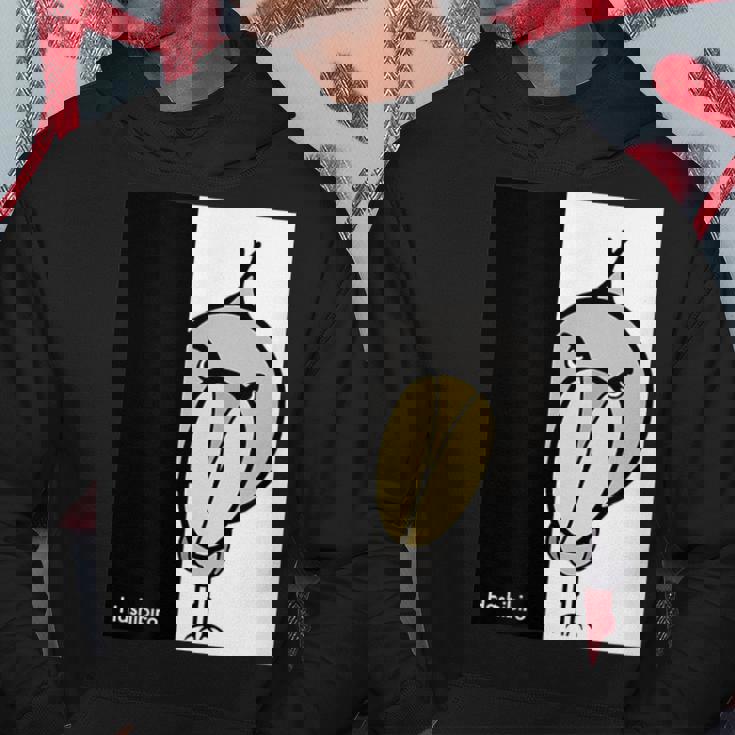 みんな大好きハシビロコウ 動かない鳥 ハシビ郎クラブt 動物園 鳥 おもしろ かわいい 両面プリント パーカー 面白い贈り物