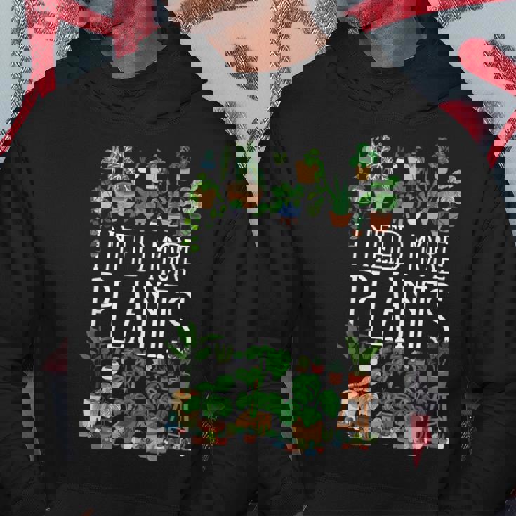 もっと植物が必要です パーカー 面白い贈り物