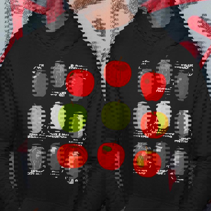 りんごの種類 りんご好き リンゴ果樹園 りんご狩り パーカー 面白い贈り物