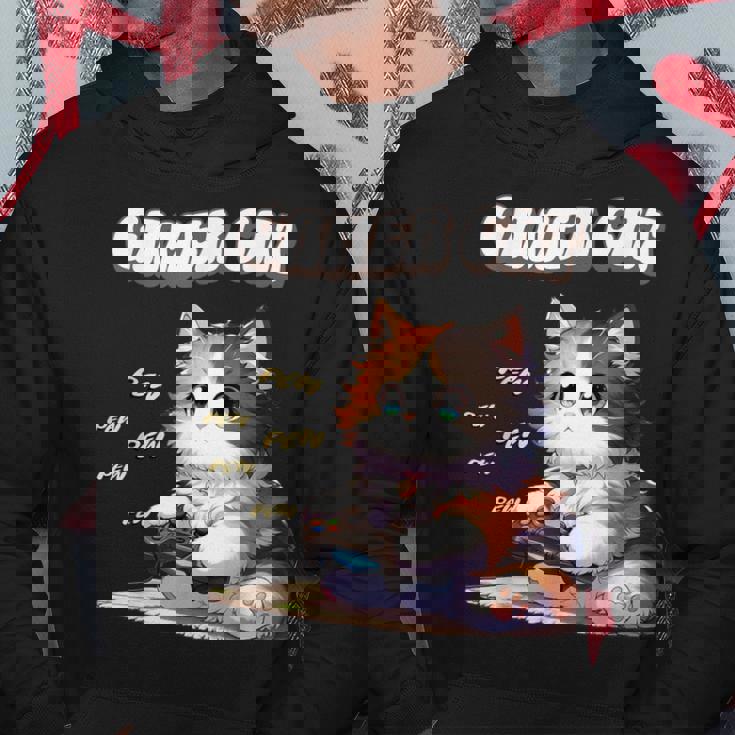 わがままゲーマー猫 ゲーム好き かわいい おもしろ マンガ アニメ オタク パーカー 面白い贈り物