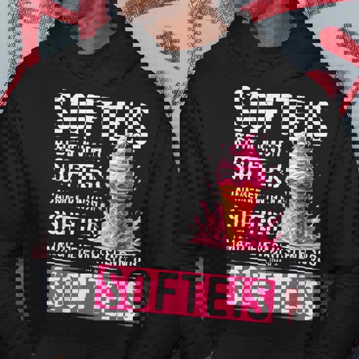 アイスクリームセラーコスチュームソフトアイスクリームはアイスクリームを言わないで話す パーカー 面白い贈り物