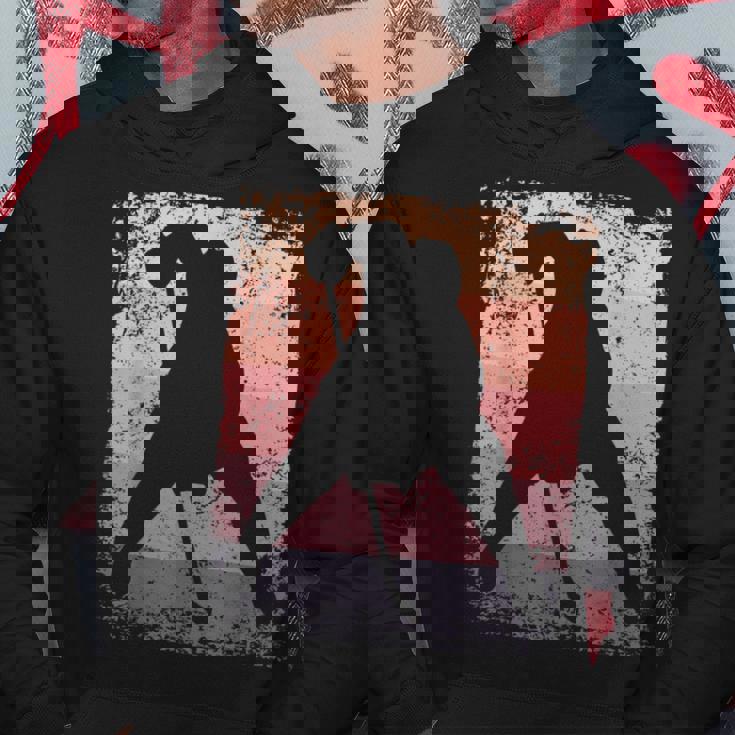 アイスホッケー プレーヤー ヴィンテージ ボーイズ アイスホッケー パーカー 面白い贈り物