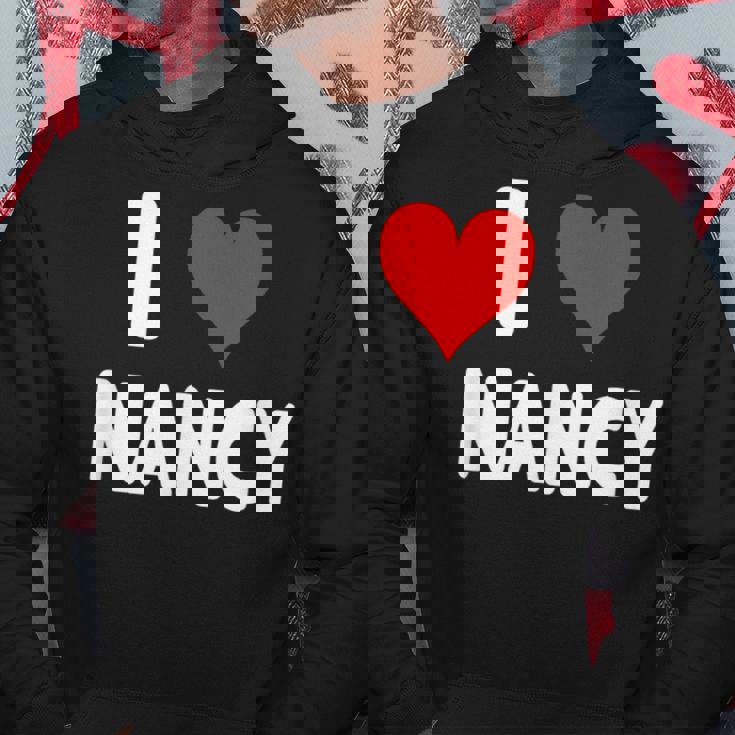 アイラブナンシー-ハート パーカー 面白い贈り物